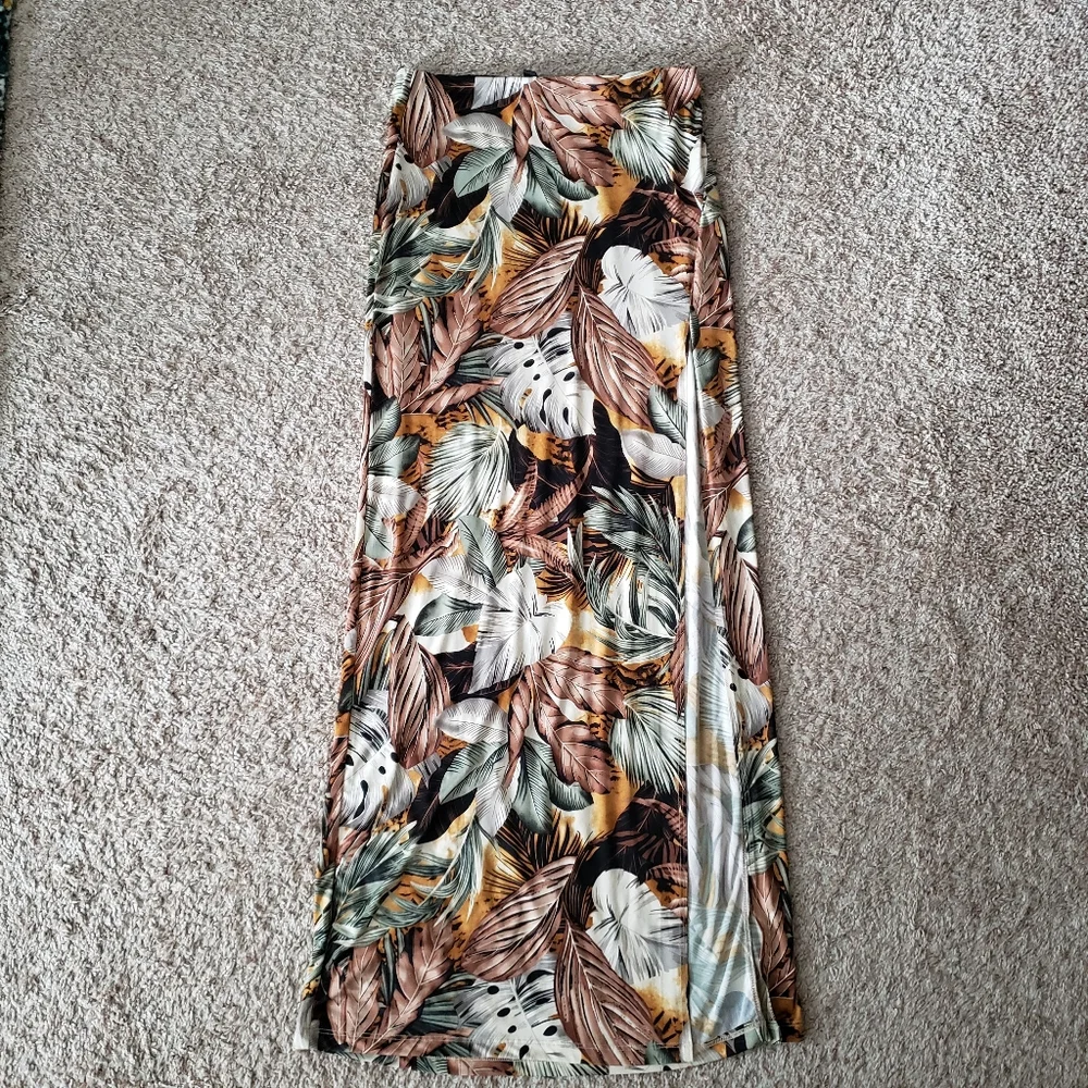 Windsor Tropical Maxi Skirt - Picture 2 of 8